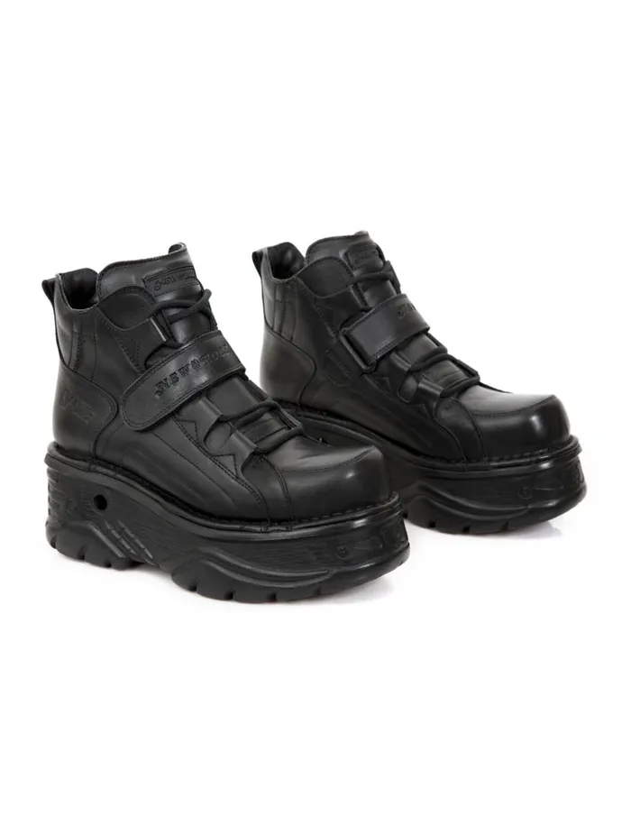 WomenMen Ankle Boot Metallic M714xS1 New Rock Booties