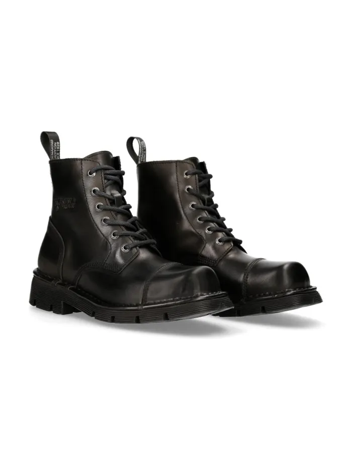 WomenMen Ankle Boot Metallic MMili210nC3 New Rock Boots