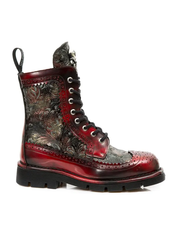 WomenMen Ankle Boot Metallic MNewmili110C3 New Rock Boots