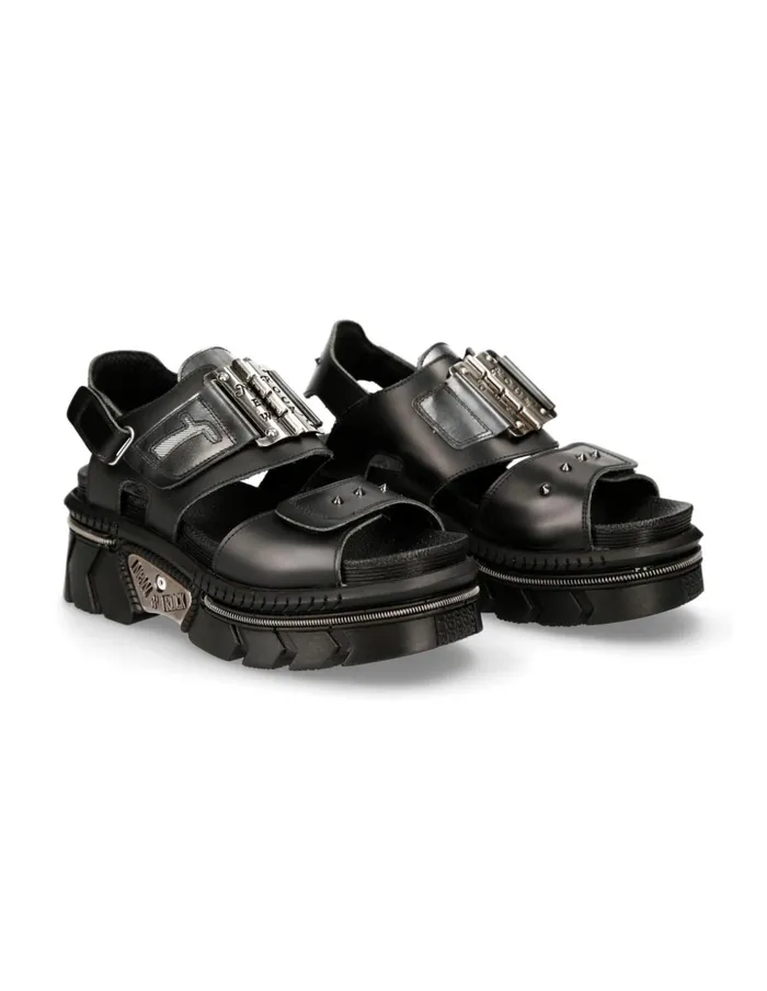 WomenMen Ankle Boot Techno MBios122C5 New Rock Sandals