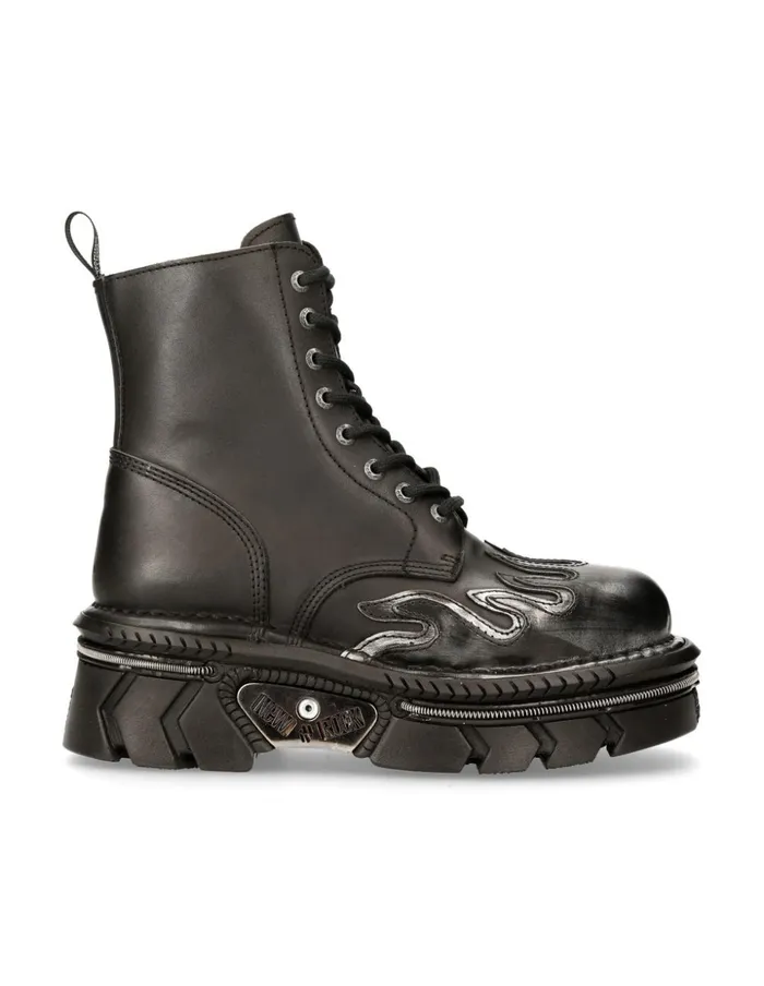 WomenMen Ankle Boot Techno MMili134cS1 New Rock Boots