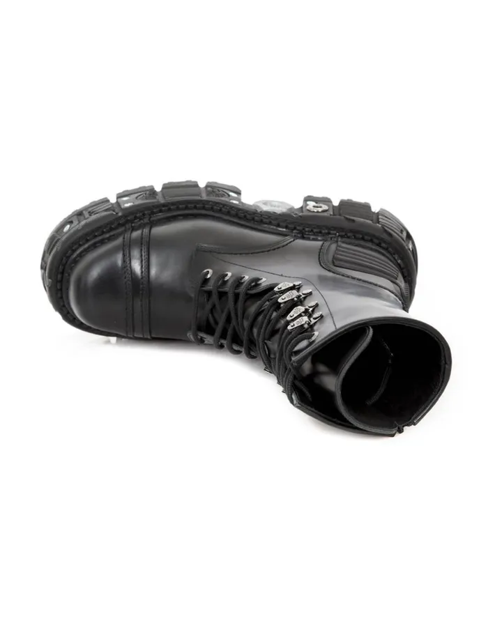 WomenMen Boot Black Imperfect MTank001C2 New Rock Boots WomenMen Boot Black Imperfect MTank001C2 New Rock Boots