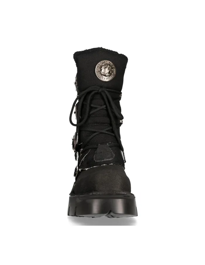 WomenMen Boot Black Reactor M1473Rc1 New Rock Boots WomenMen Boot Black Reactor M1473Rc1 New Rock Boots