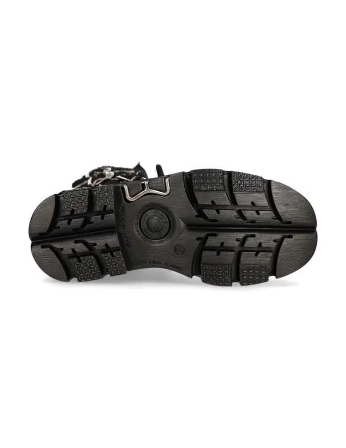 WomenMen Boot Black Reactor M1473Rc1 New Rock Boots WomenMen Boot Black Reactor M1473Rc1 New Rock Boots