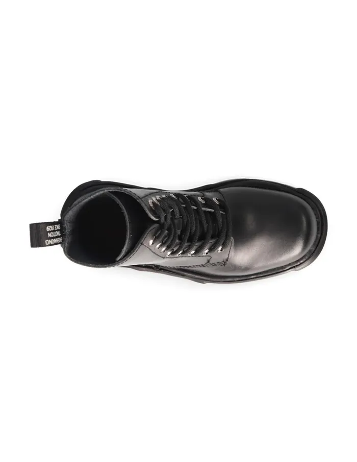 WomenMen Boot Black Reactor With Laces MMili084nS3 New Rock Boots WomenMen Boot Black Reactor With Laces MMili084nS3 New Rock Boots