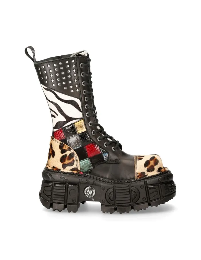 WomenMen Boot Imperfect MMili244C1 New Rock Boots