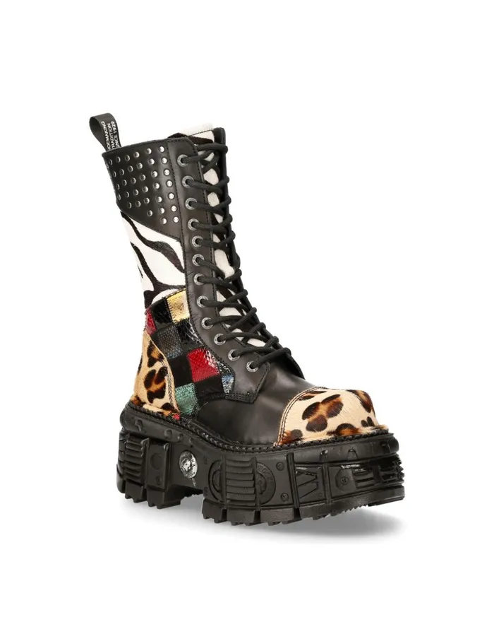 WomenMen Boot Imperfect MMili244C1 New Rock Boots
