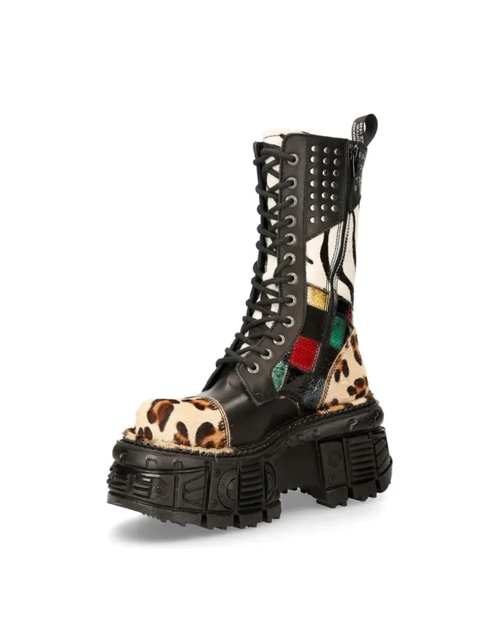 WomenMen Boot Imperfect MMili244C1 New Rock Boots