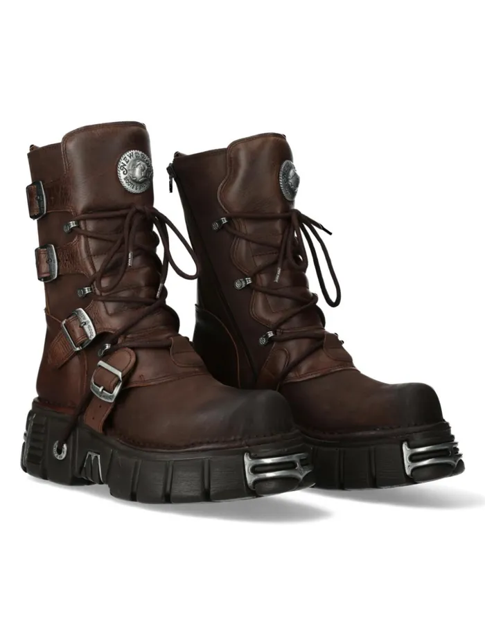 WomenMen Boot Metallic M373C16 New Rock Boots