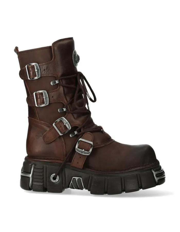 WomenMen Boot Metallic M373C16 New Rock Boots WomenMen Boot Metallic M373C16 New Rock Boots