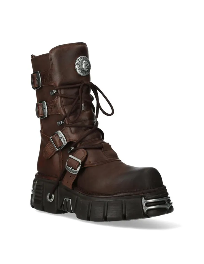 WomenMen Boot Metallic M373C16 New Rock Boots WomenMen Boot Metallic M373C16 New Rock Boots