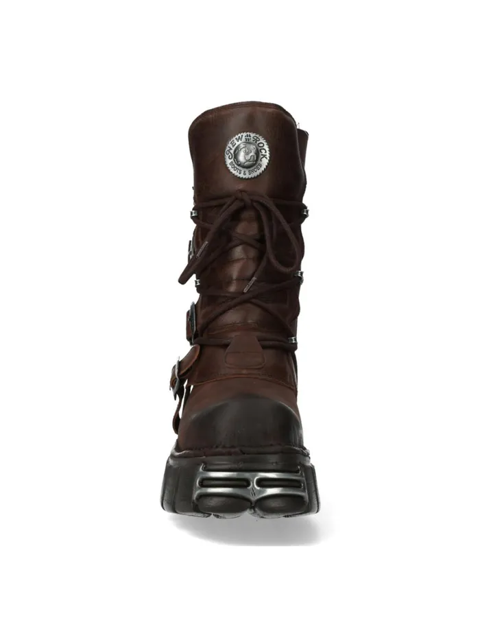 WomenMen Boot Metallic M373C16 New Rock Boots WomenMen Boot Metallic M373C16 New Rock Boots