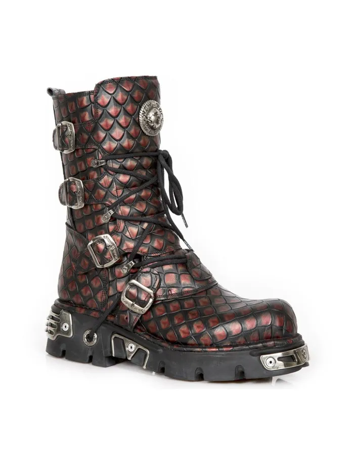 WomenMen Boot Metallic M373C405 New Rock Boots WomenMen Boot Metallic M373C405 New Rock Boots