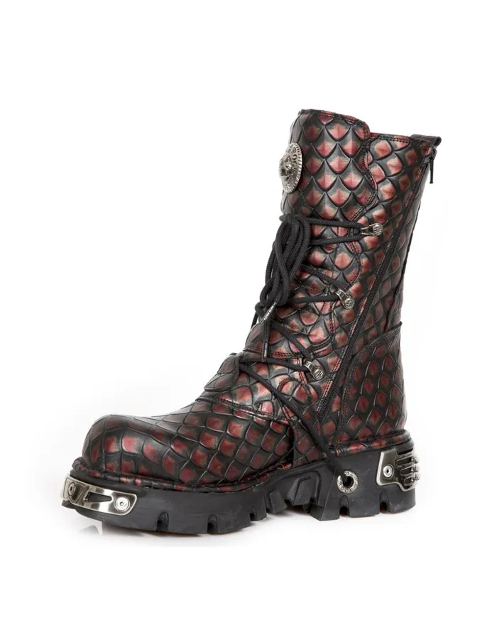 WomenMen Boot Metallic M373C405 New Rock Boots WomenMen Boot Metallic M373C405 New Rock Boots