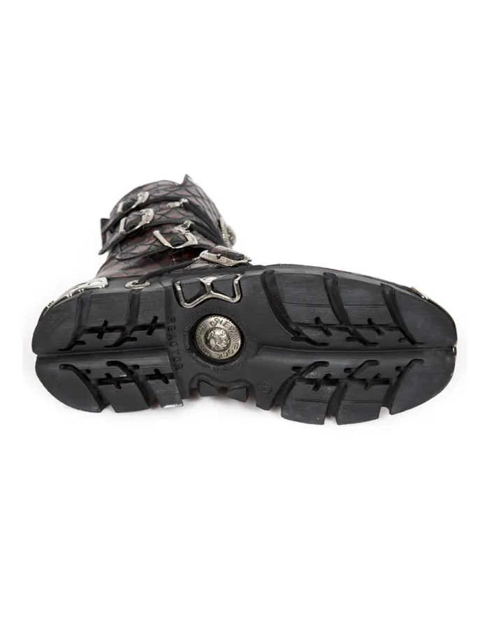 WomenMen Boot Metallic M373C405 New Rock Boots WomenMen Boot Metallic M373C405 New Rock Boots