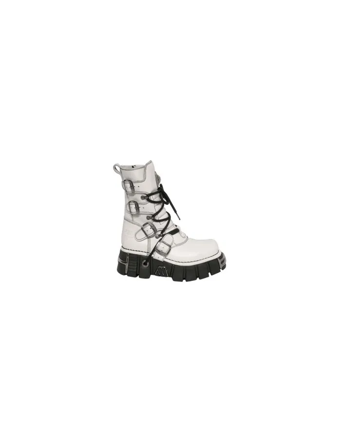 WomenMen Boot Metallic M373C9 New Rock Boots