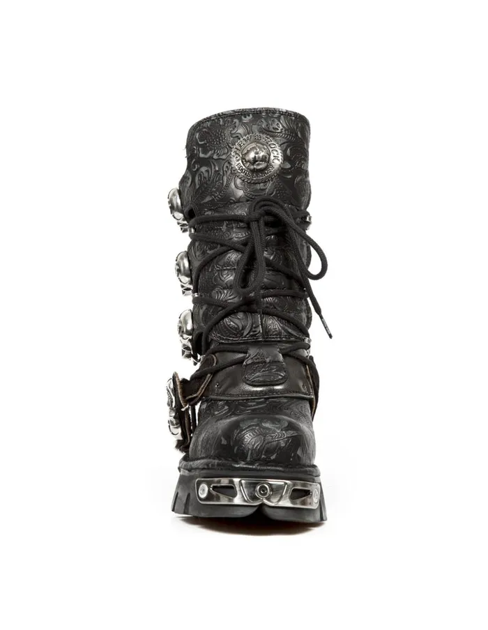 WomenMen Boot Metallic M373Cz59 New Rock Boots WomenMen Boot Metallic M373Cz59 New Rock Boots