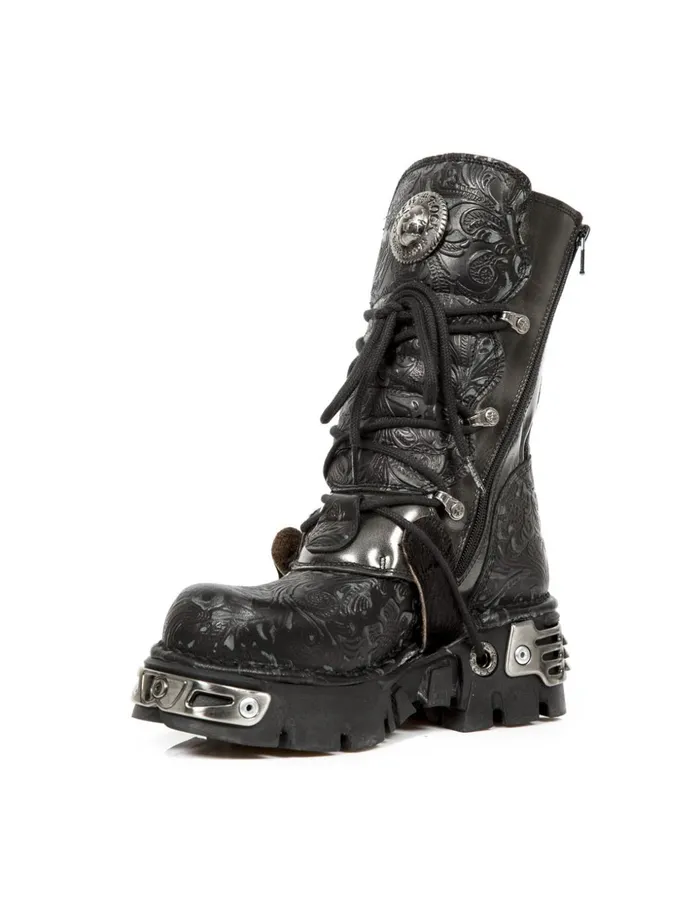 WomenMen Boot Metallic M373Cz59 New Rock Boots WomenMen Boot Metallic M373Cz59 New Rock Boots