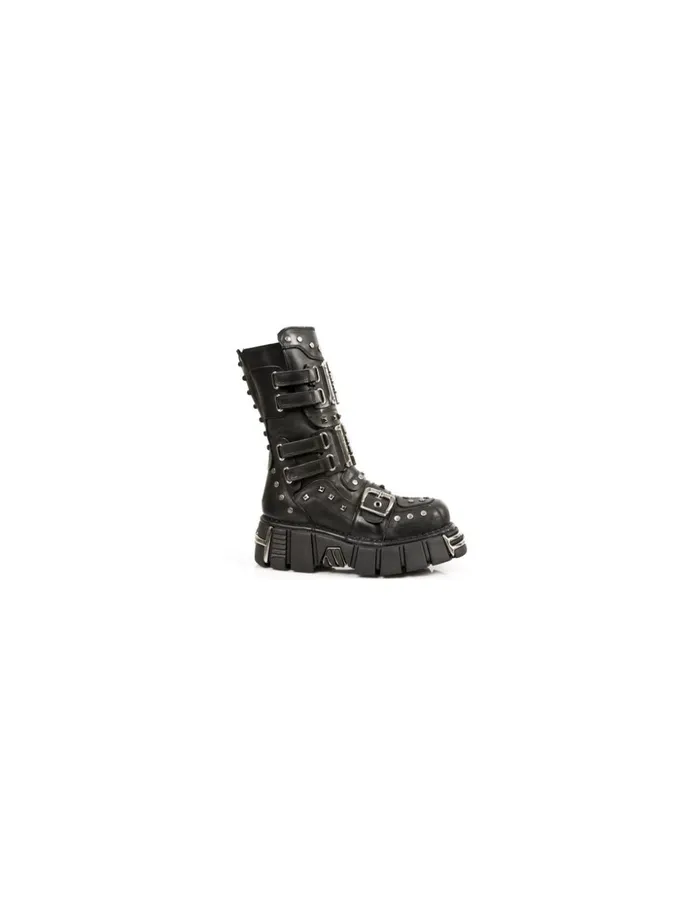 WomenMen Boot Metallic M794C1 New Rock Boots