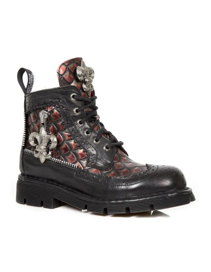 WomenMen Boot Metallic MMili121C1 New Rock Boots