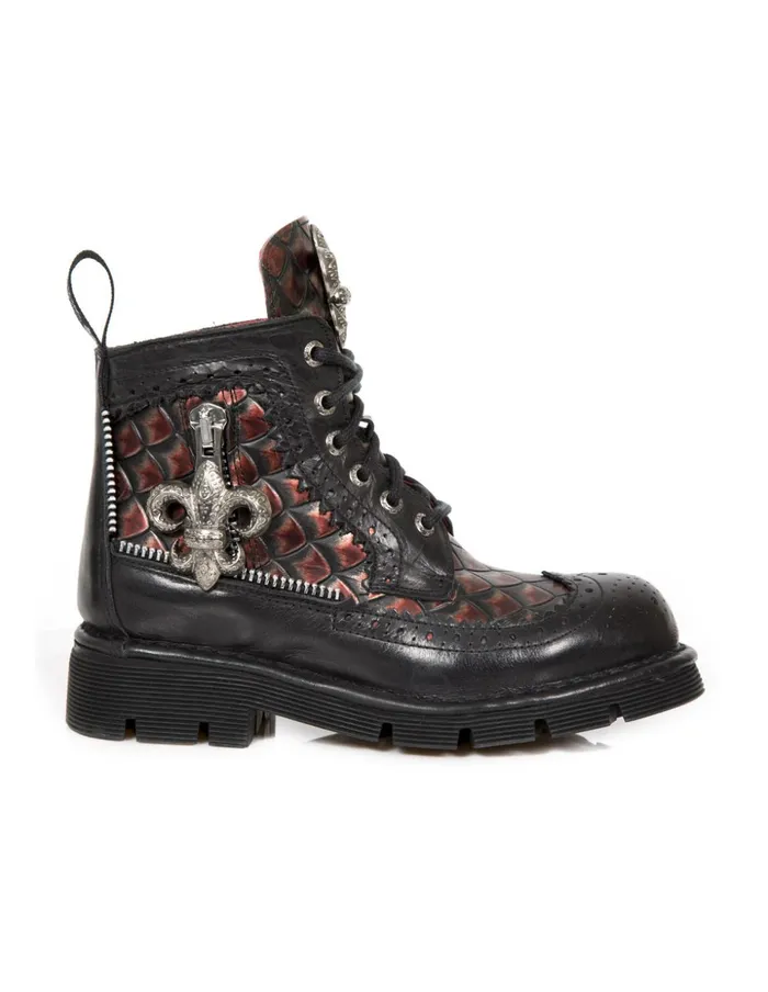 WomenMen Boot Metallic MMili121C1 New Rock Boots