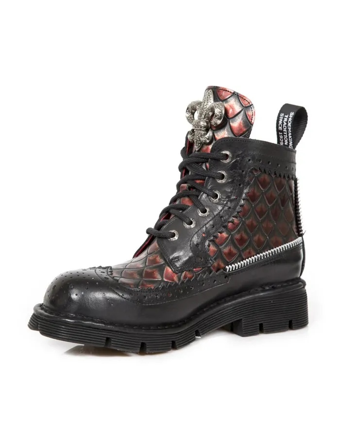 WomenMen Boot Metallic MMili121C1 New Rock Boots