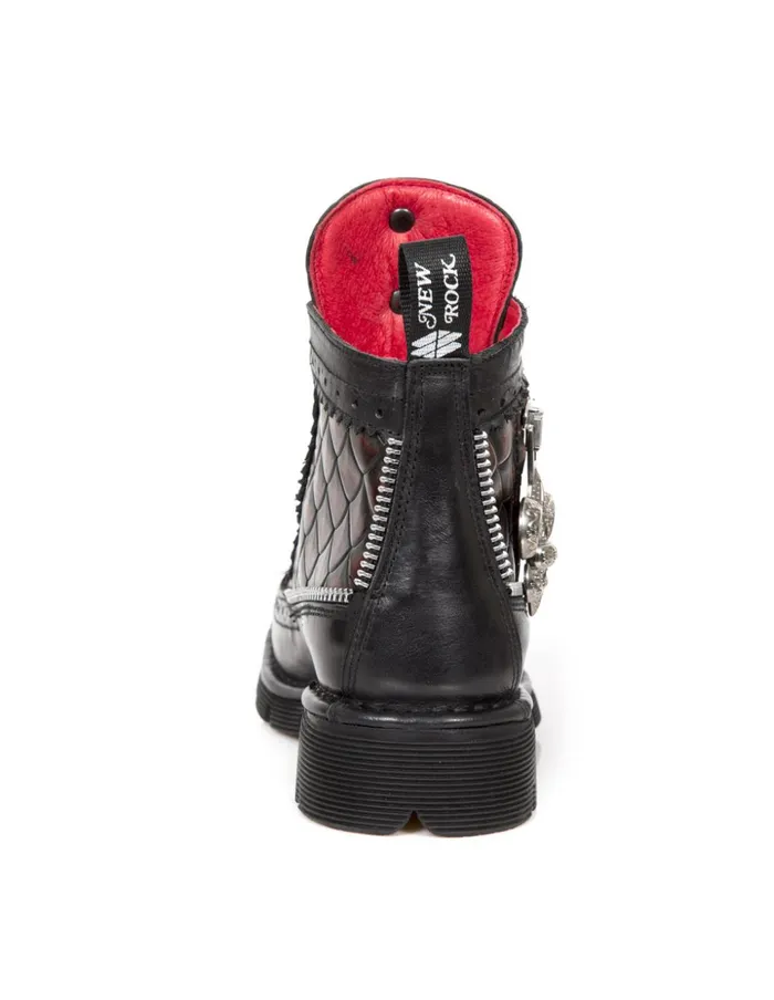 WomenMen Boot Metallic MMili121C1 New Rock Boots