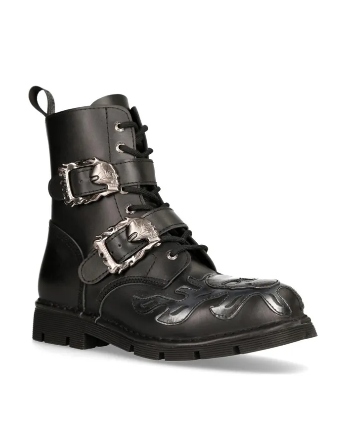 WomenMen Boot Metallic MNewmili091C1 New Rock Boots WomenMen Boot Metallic MNewmili091C1 New Rock Boots