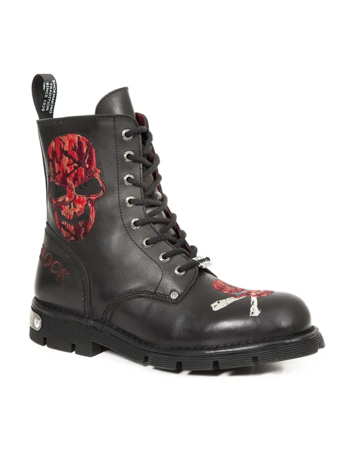 WomenMen Boot Metallic MNewmili85S2 New Rock Boots