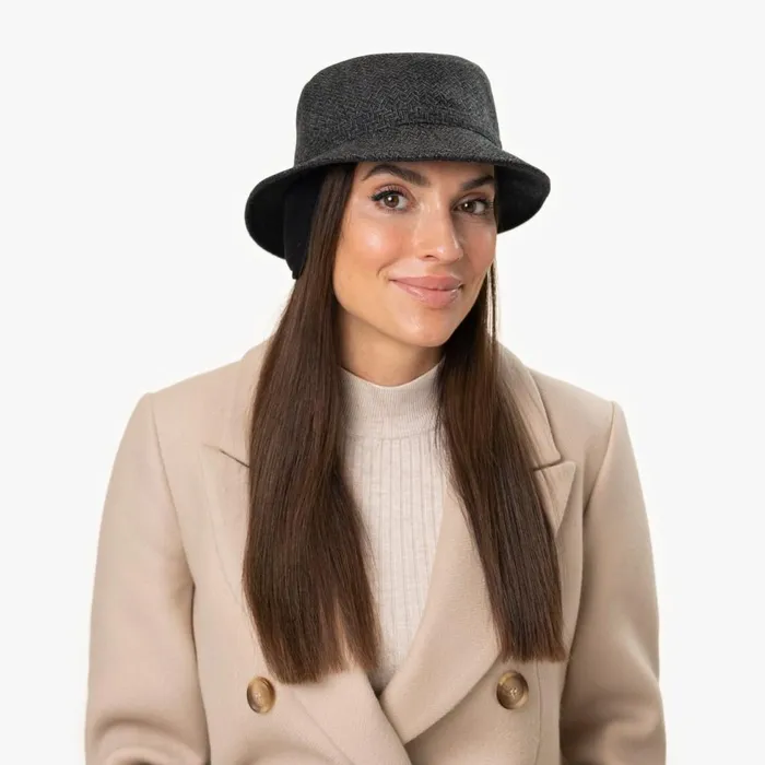 WomenMen Bucket Hats Mayser Stuart Sympatex Wool Hat Gray WomenMen Bucket Hats Mayser Stuart Sympatex Wool Hat Gray
