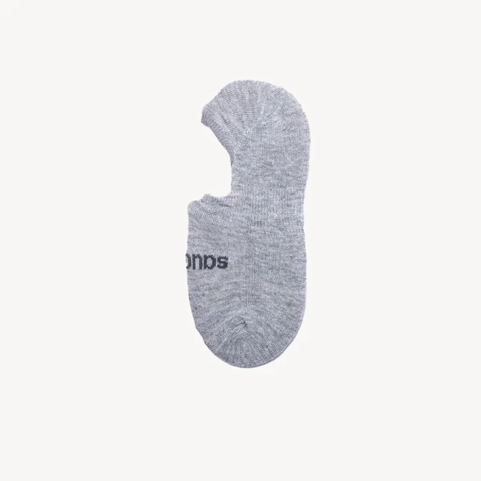 WomenMen Cushioned Invisible Liner 8Pack Whitegrey Saucony Socks