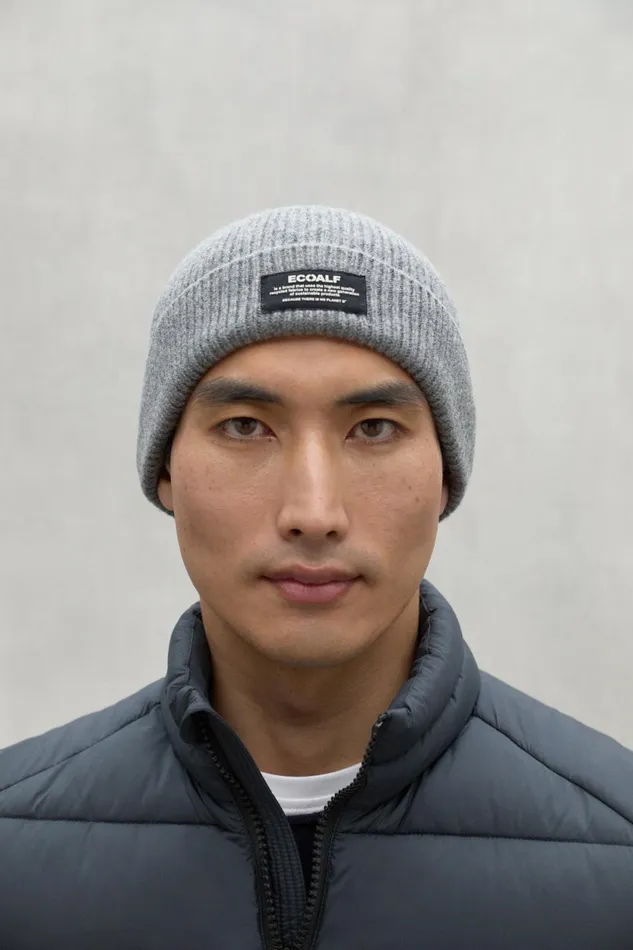 WomenMen Grey Wool Hat Ecoalf Hats And Scarves