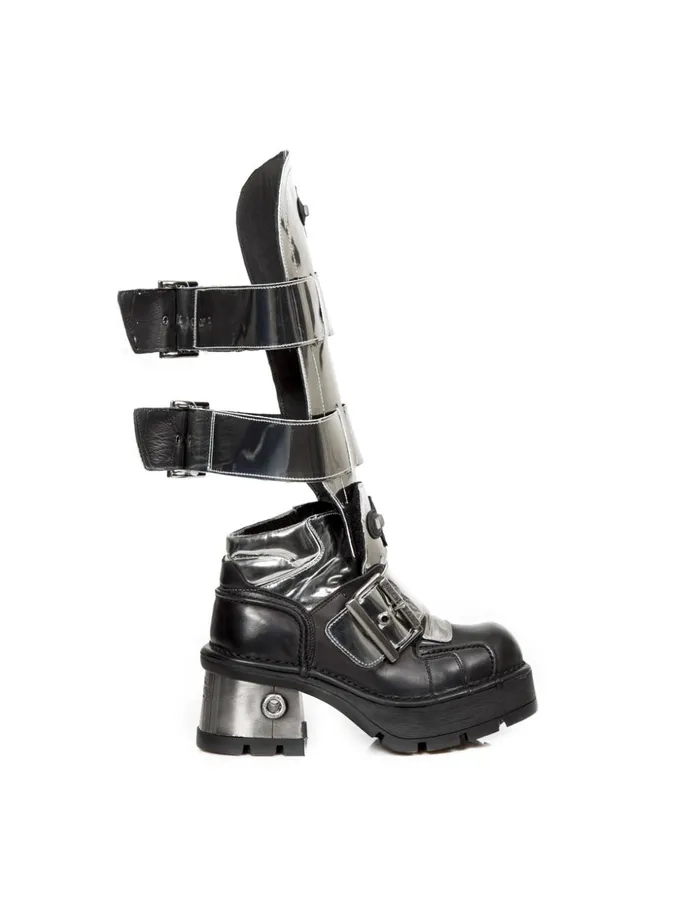 WomenMen High Boot Metallic M1515C3 New Rock Boots WomenMen High Boot Metallic M1515C3 New Rock Boots