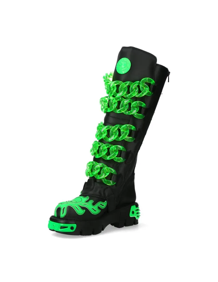 WomenMen MMet033C4 New Rock High Boots WomenMen MMet033C4 New Rock High Boots