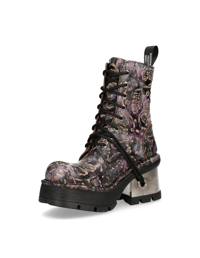 WomenMen Metallic M1045C5 New Rock Boots WomenMen Metallic M1045C5 New Rock Boots