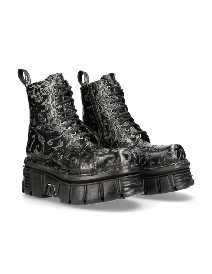WomenMen Metallic MMili083cC12 New Rock Boots