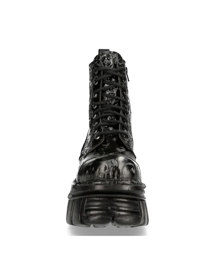 WomenMen Metallic MMili083cC12 New Rock Boots WomenMen Metallic MMili083cC12 New Rock Boots