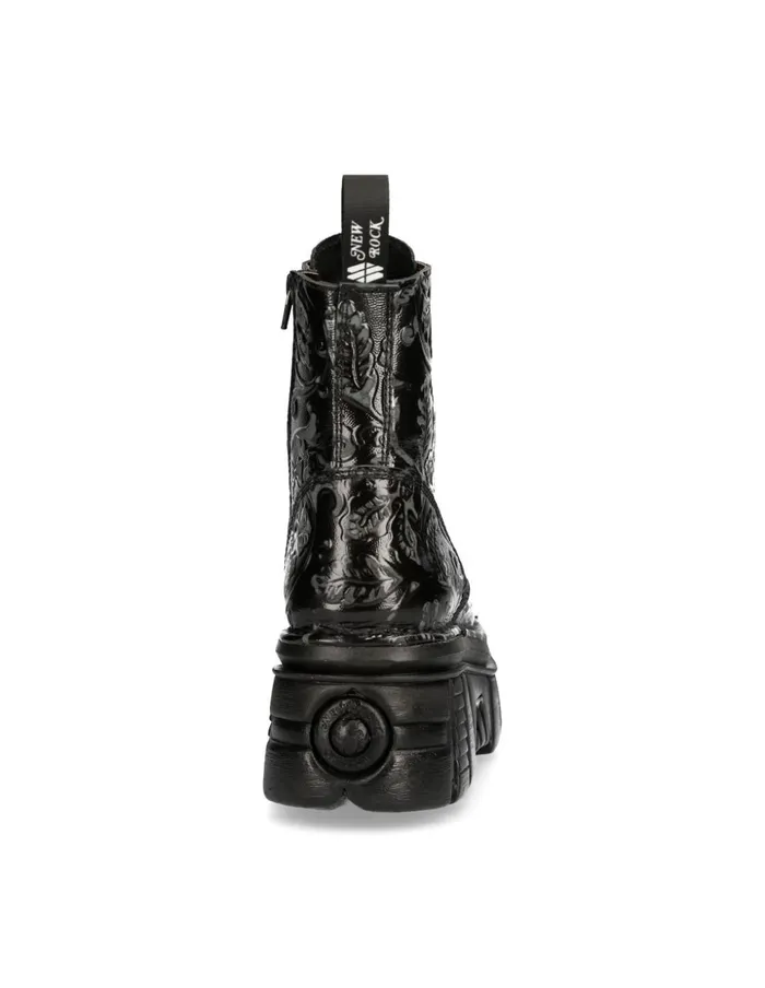 WomenMen Metallic MMili083cC12 New Rock Boots WomenMen Metallic MMili083cC12 New Rock Boots