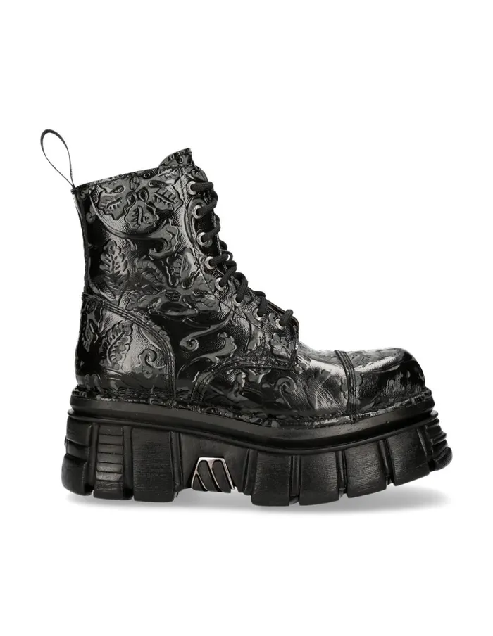 WomenMen Metallic MMili083cC12 New Rock Boots WomenMen Metallic MMili083cC12 New Rock Boots