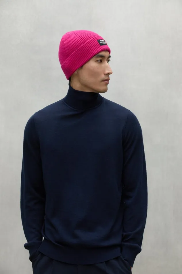 WomenMen Pink Wool Hat Ecoalf Hats And Scarves