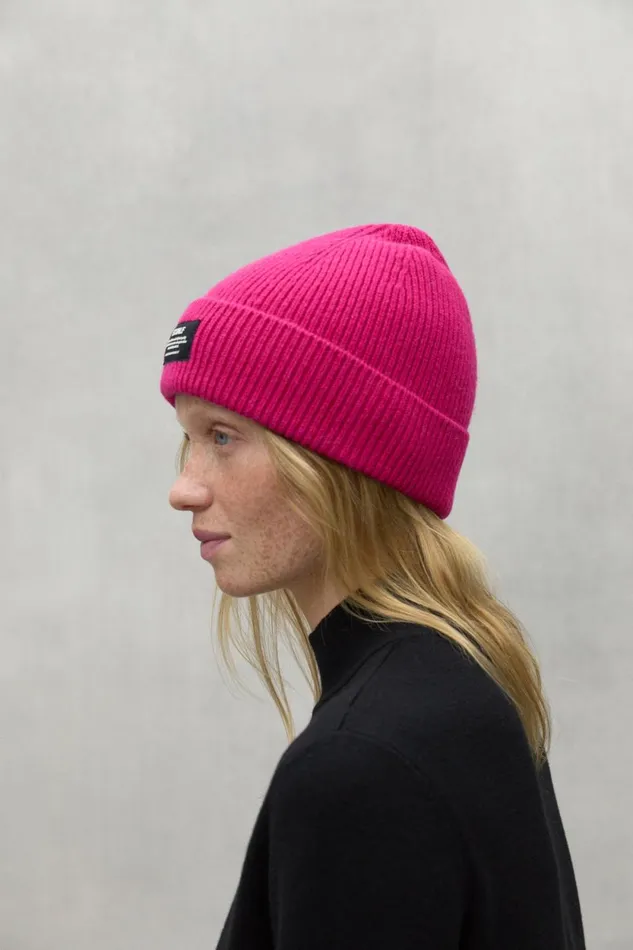 WomenMen Pink Wool Hat Ecoalf Hats And Scarves