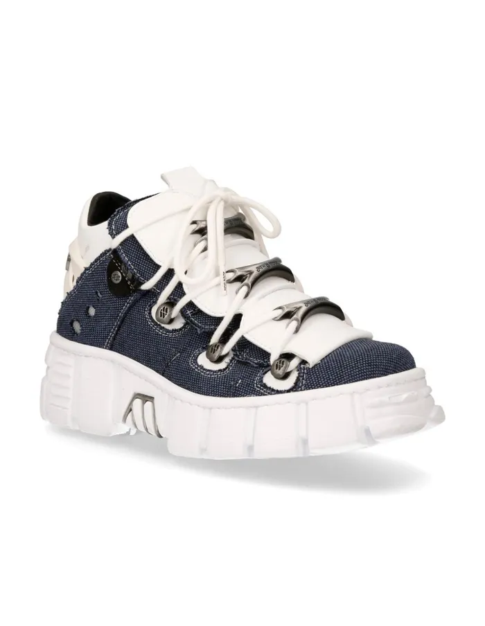 WomenMen Shoe Tower With Laces MWall106V2 New Rock Booties