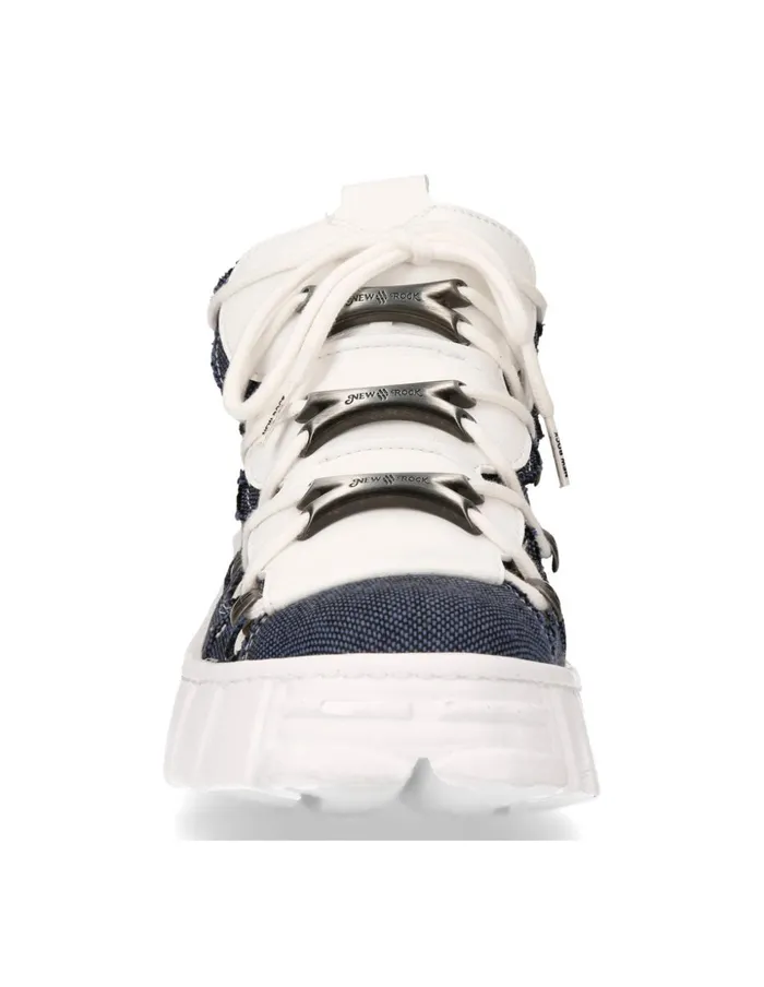 WomenMen Shoe Tower With Laces MWall106V2 New Rock Booties