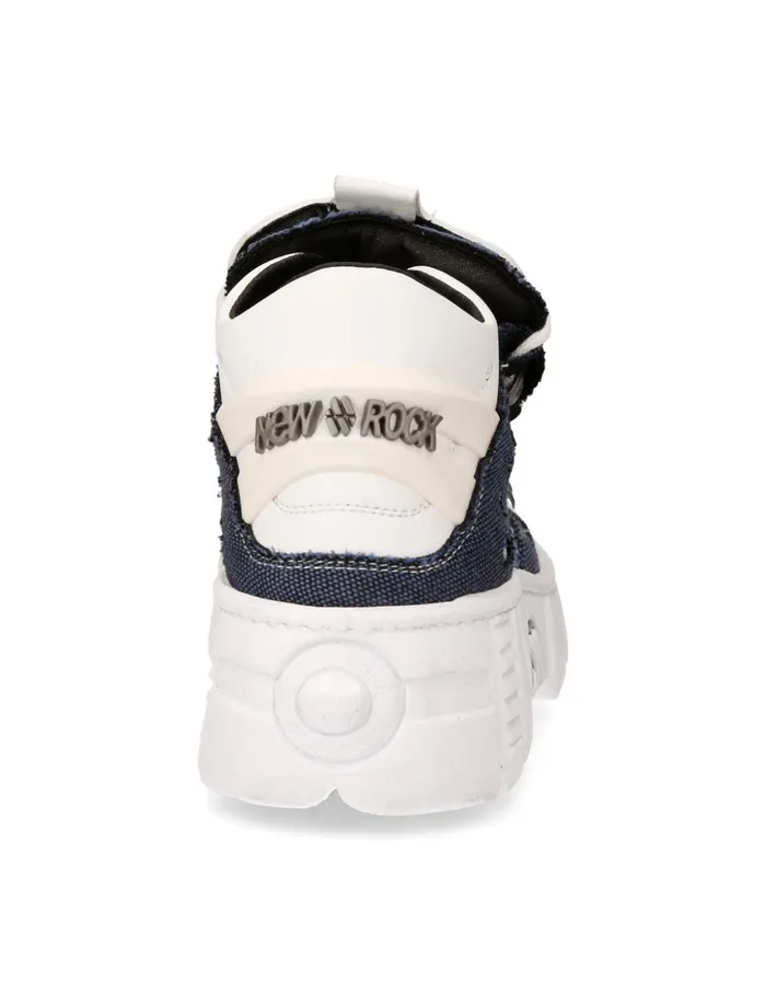WomenMen Shoe Tower With Laces MWall106V2 New Rock Booties
