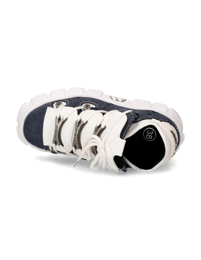 WomenMen Shoe Tower With Laces MWall106V2 New Rock Booties