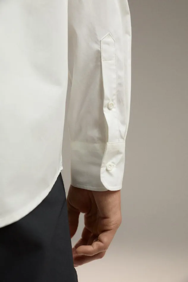 WomenMen White Javier Shirt Ecoalf Onepointzero