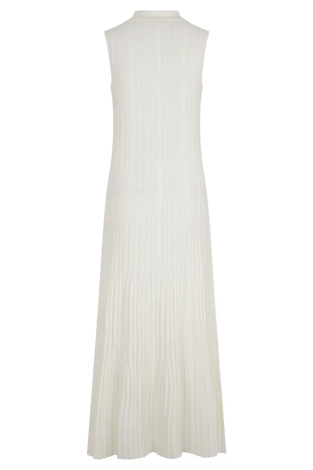 Women Meshki Dresses Margie Sleeveless Knit Midi Dress 8211 White