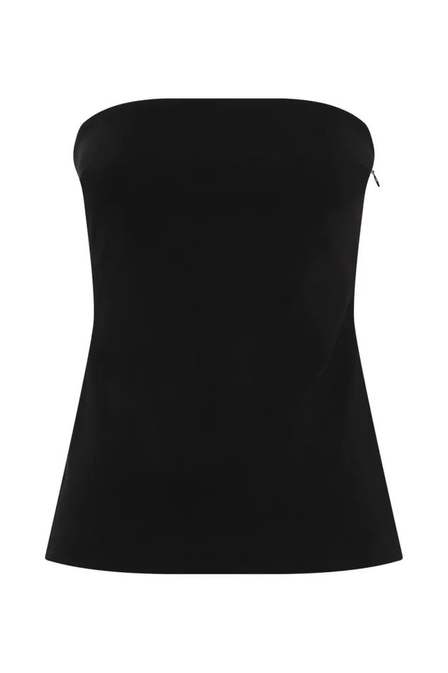 Women Meshki Tops Antonia Strapless Cut Out Top 8211 Black