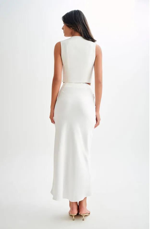 Women Meshki Tops Keely Cotton Sleeveless Top 8211 White