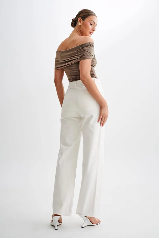 Women Meshki Tops Lourdes Slinky Off Shoulder Top 8211 Coco